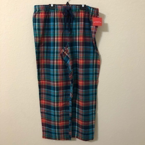 Wondershop Pajama Pants Tartan Plaid Christmas - Picture 1 of 3